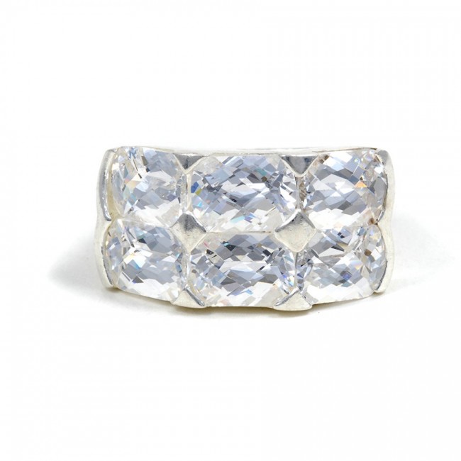 Bague argent Riviera - 0 - Boutique Nirvana
