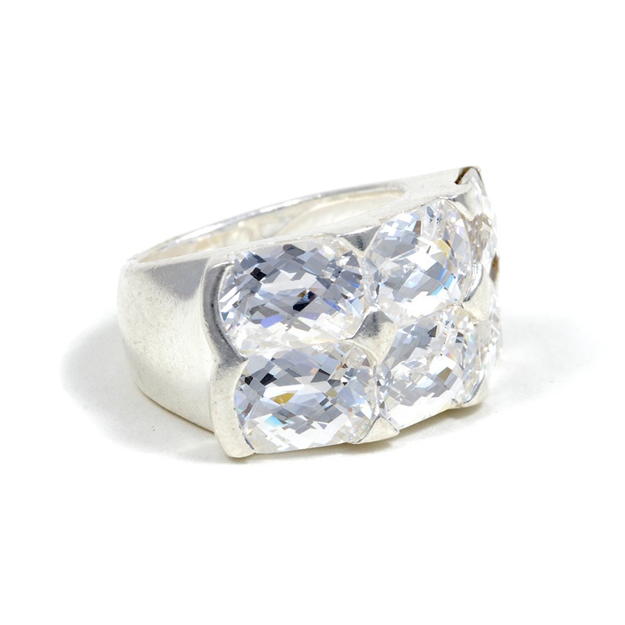 Bague argent Riviera - 0 - Boutique Nirvana