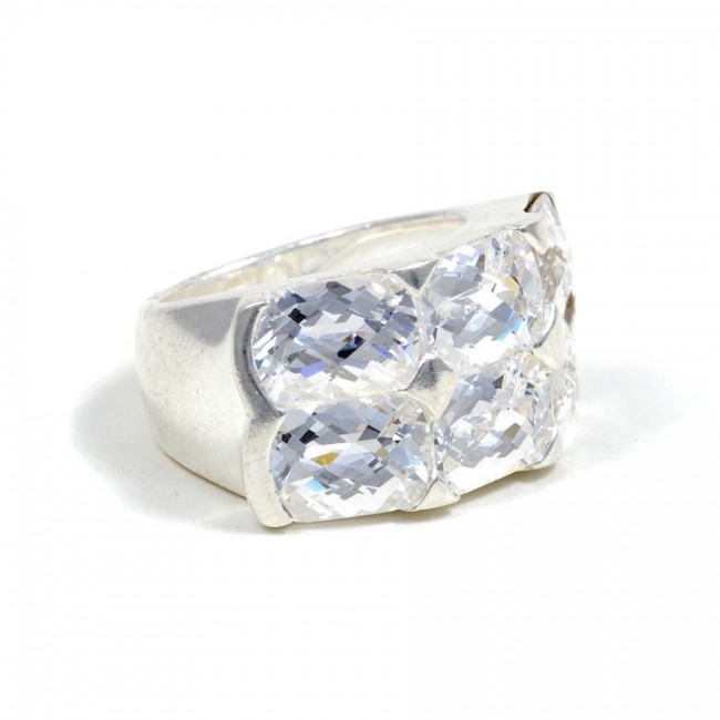 Bague argent Riviera - 0 - Boutique Nirvana