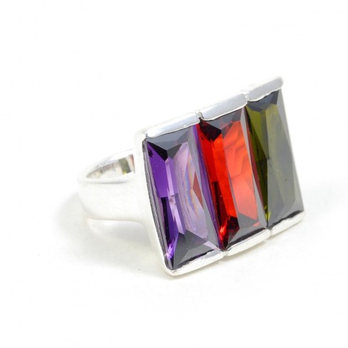 Bague argent Namibia - 0 - Boutique Nirvana 2