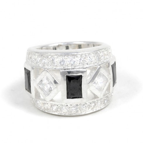 Bague argent Toronto - 0 - Boutique Nirvana 2