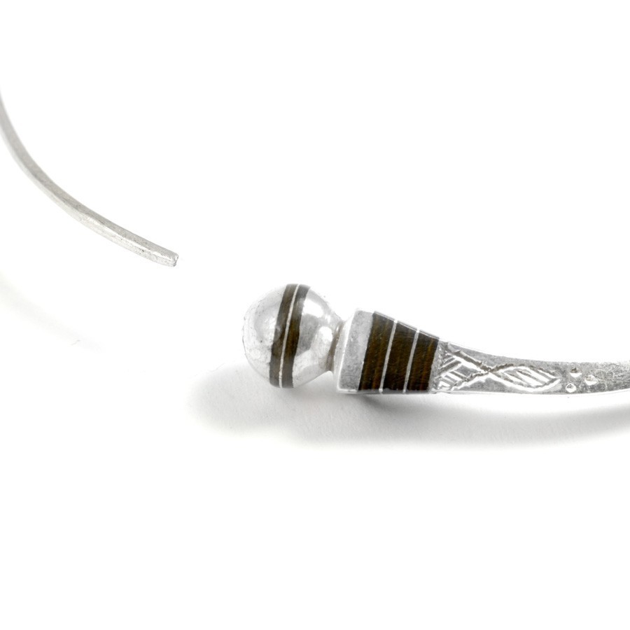 Créoles argent Touareg - BIJOUX ARGENT - Boutique Nirvana