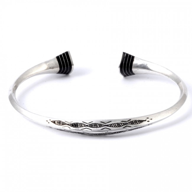 Bracelet en argent et ébène - Accueil - Boutique Nirvana