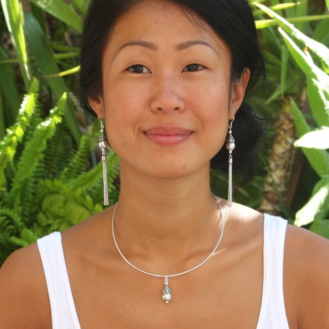 Longues boucles d'oreilles argent - Silver Jewellery - Boutique Nirvana