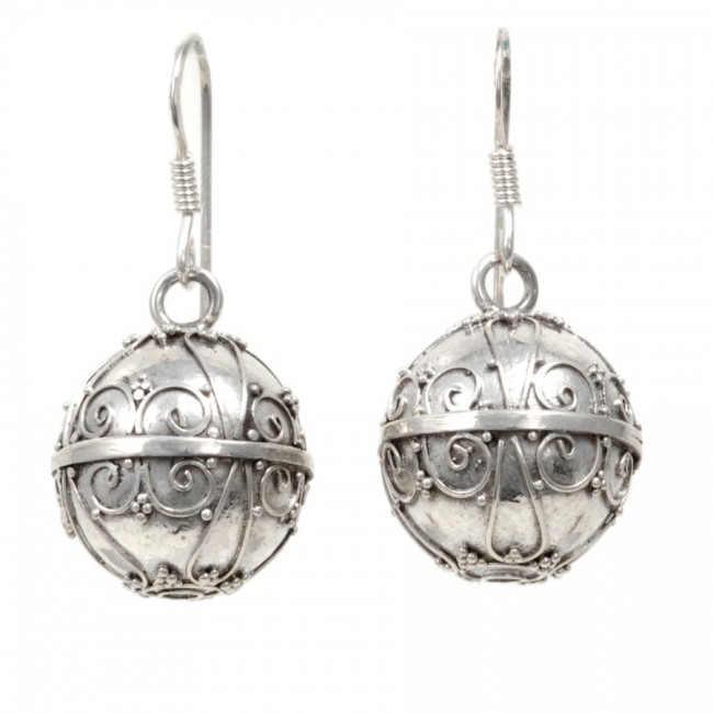 Boucles boules Oko - Silver Jewellery - Boutique Nirvana