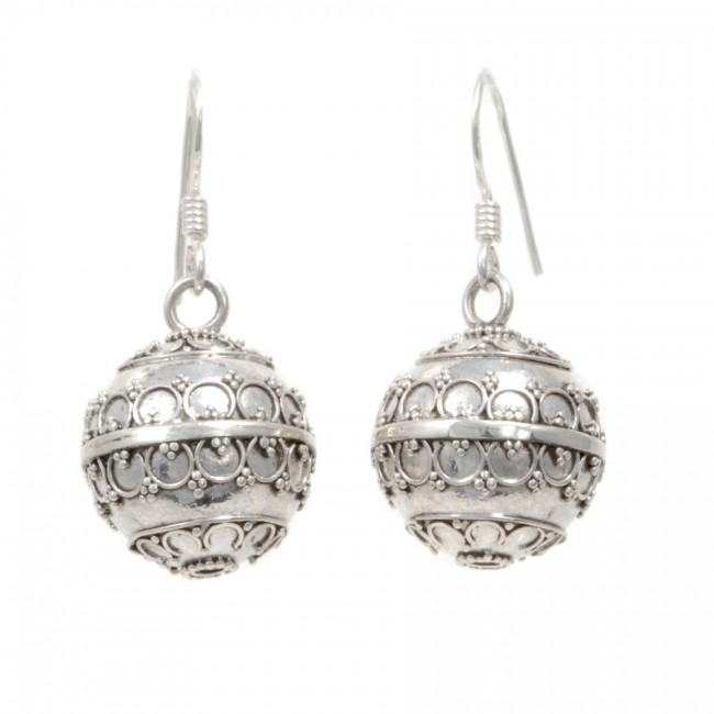 Boucles boules argent Keala - Home - Boutique Nirvana