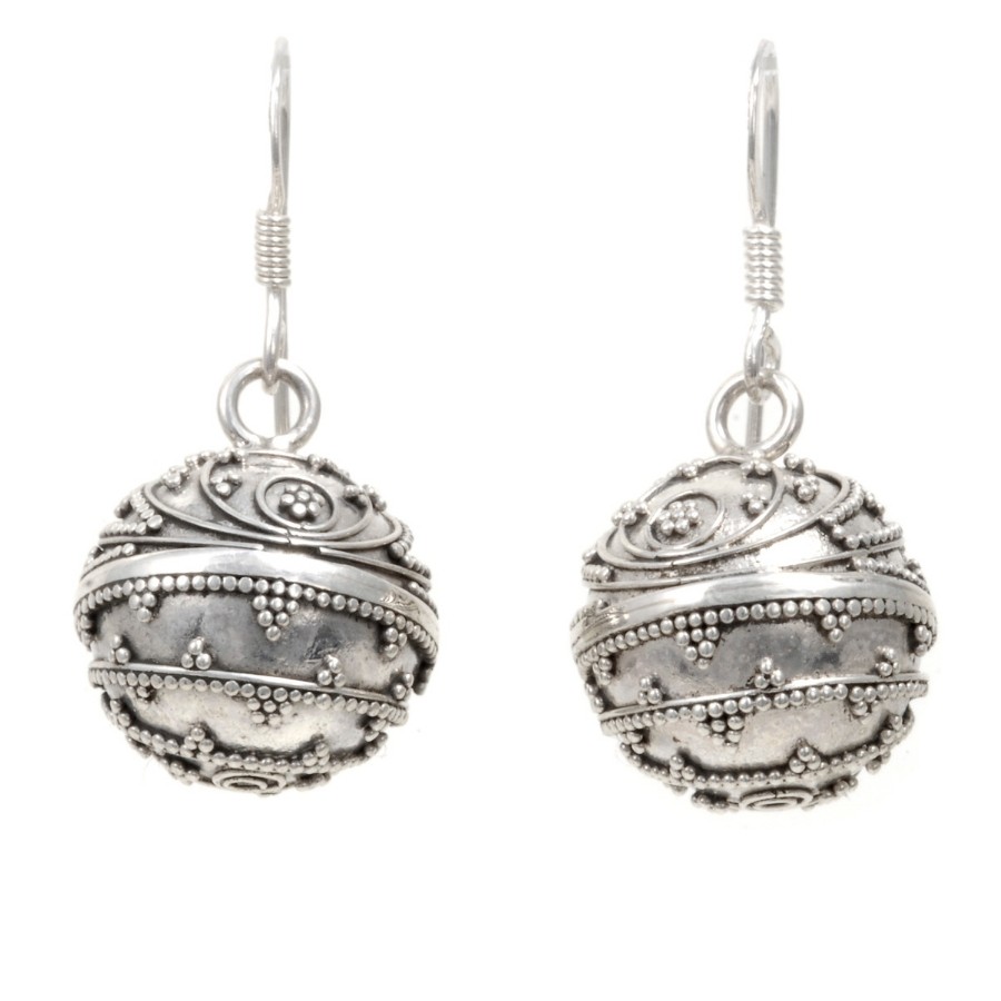 Boucles boules argent Galaxy - Silver Jewellery - Boutique Nirvana