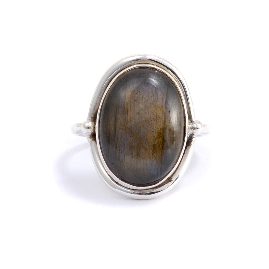 Bague argent Sikkim labradorite - Silver Jewellery - Boutique Nirvana