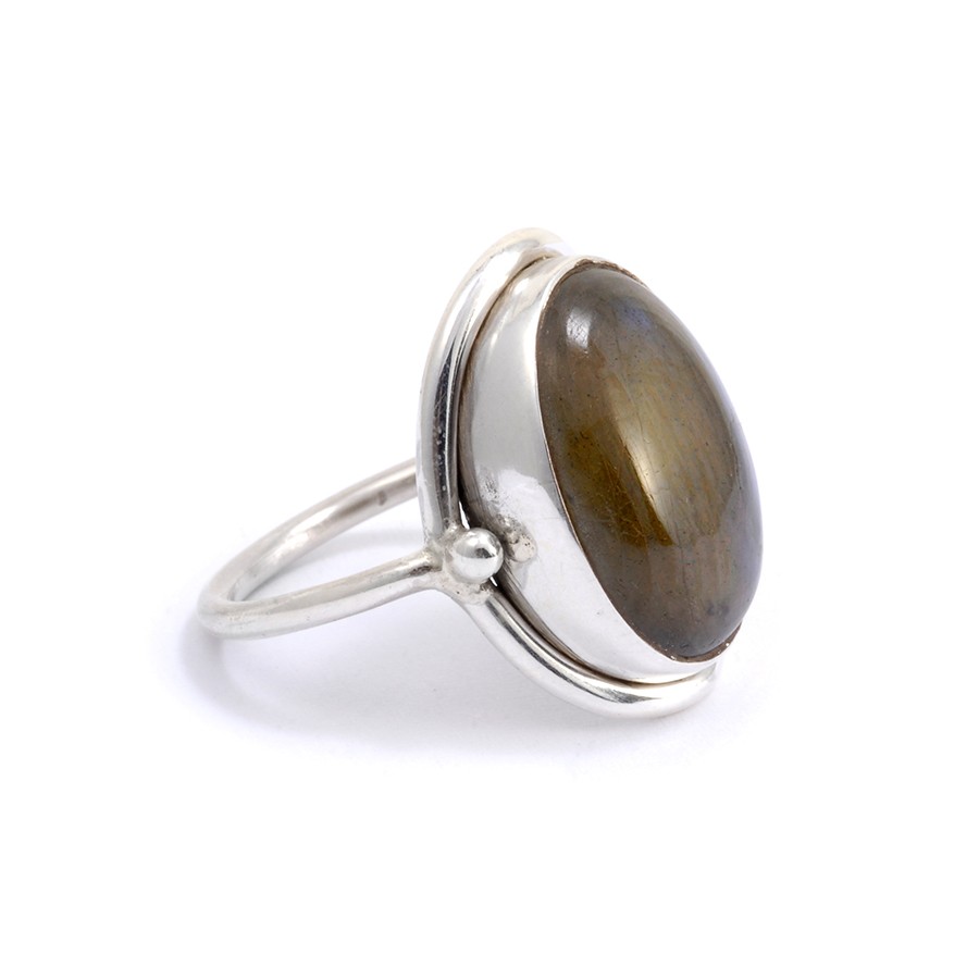 Bague argent Sikkim labradorite - Silver Jewellery - Boutique Nirvana