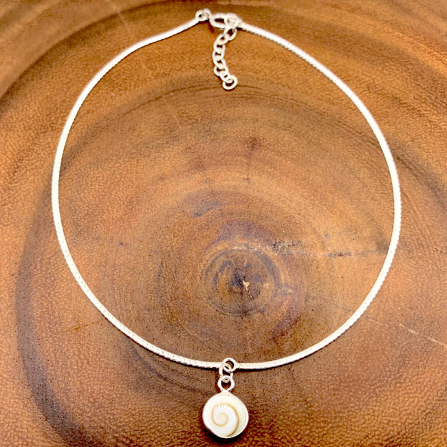 Chaine cheville argent oeil de Ste Lucie - BIJOUX ARGENT - Boutique Nirvana