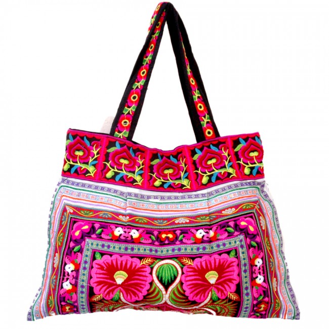 Grand sac ethnique noir India - Accessories - Boutique Nirvana