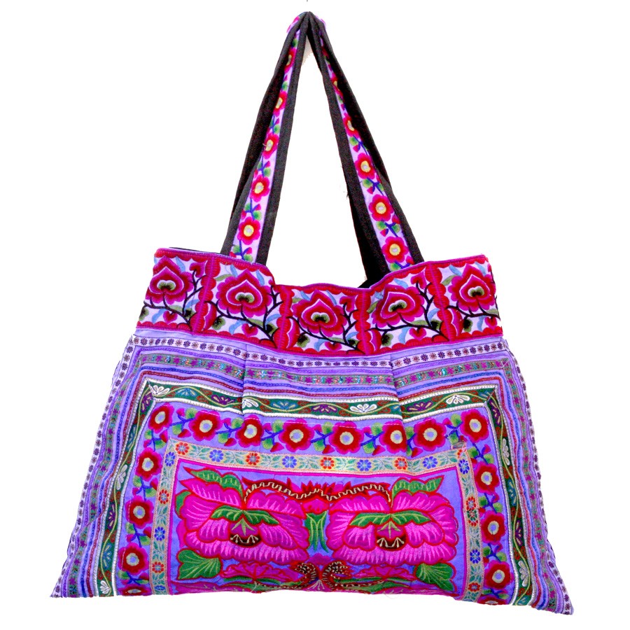 Sac ethnique mauve India - Accessories - Boutique Nirvana