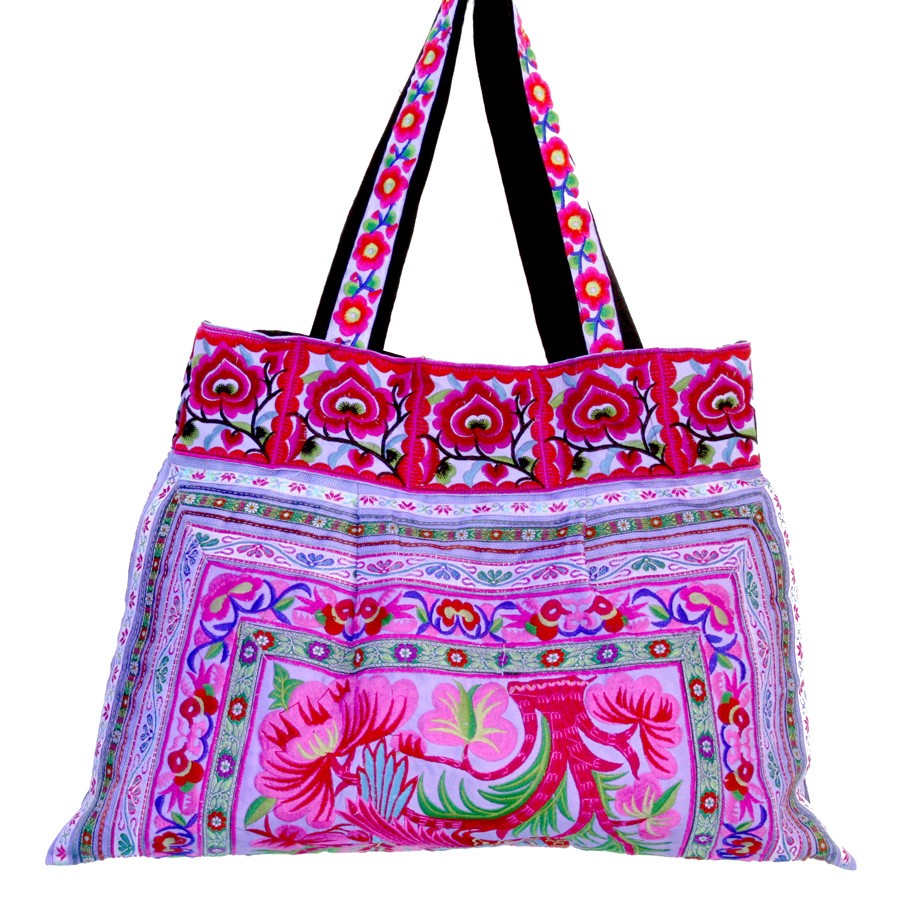 Sac ethnique mauve India - Accessories - Boutique Nirvana