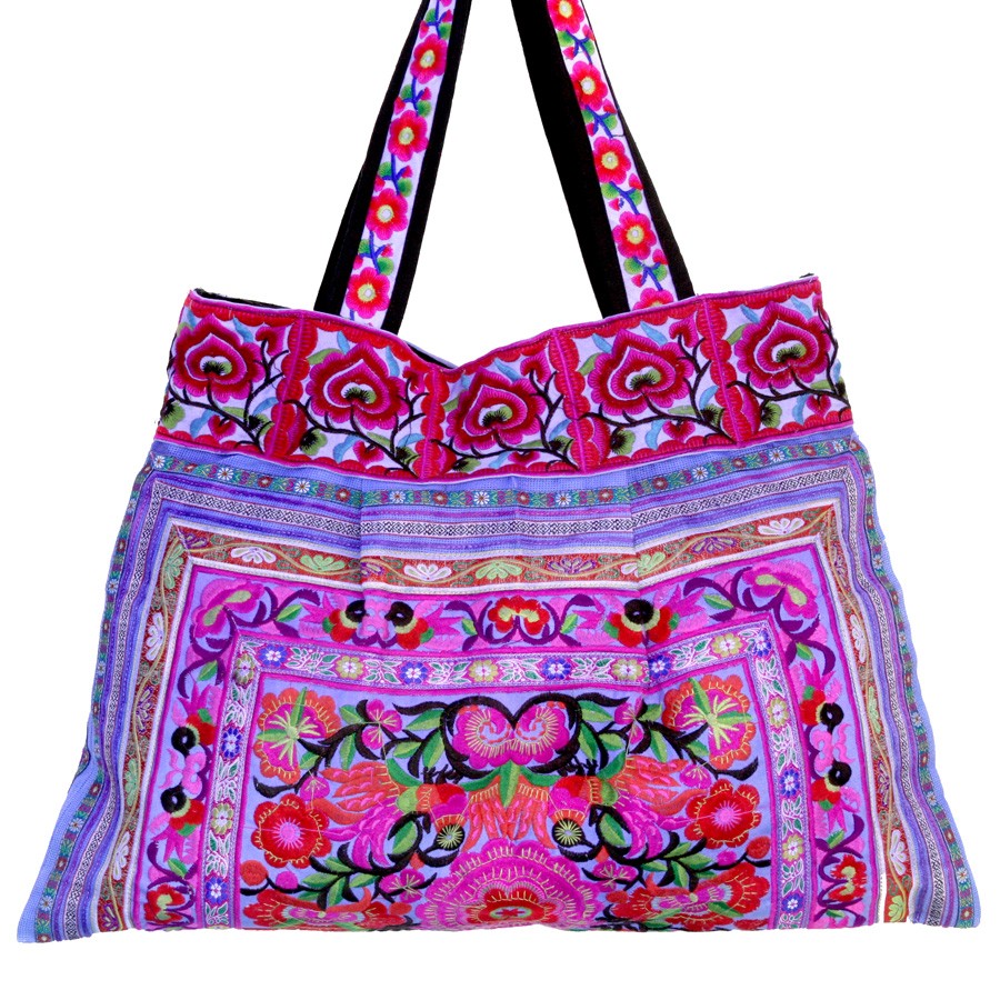 Sac ethnique mauve India - Accessories - Boutique Nirvana
