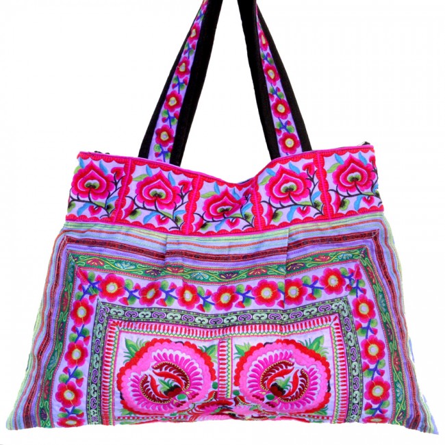 Sac ethnique mauve India - Accessories - Boutique Nirvana