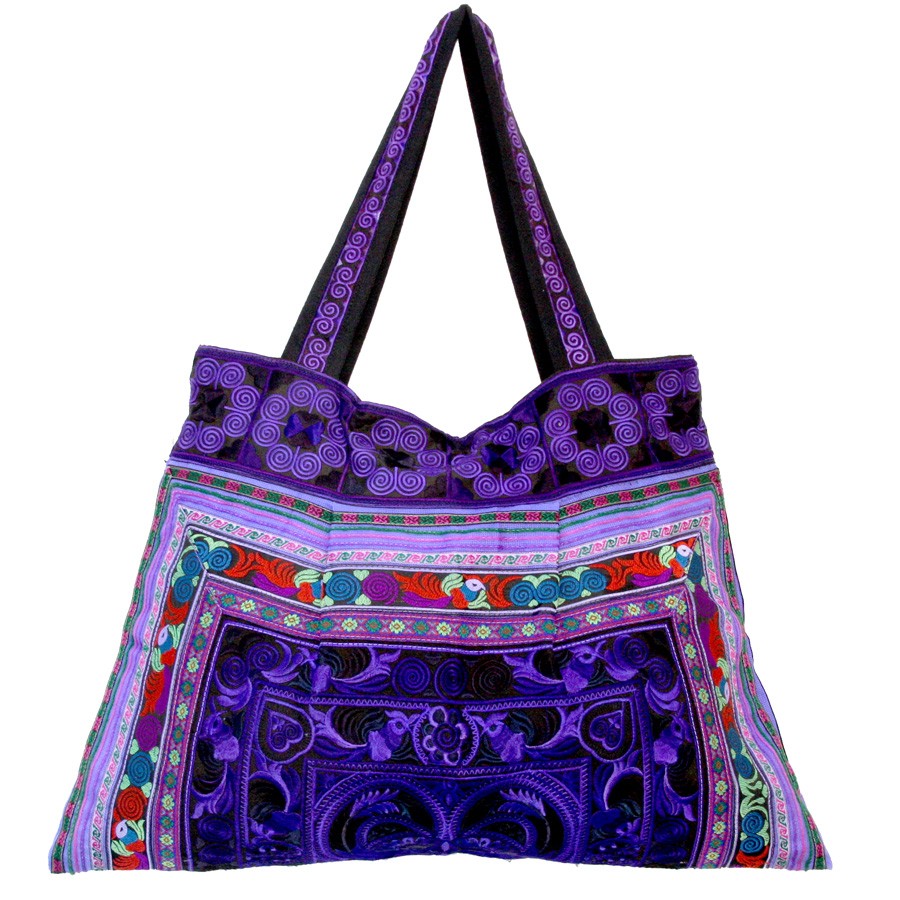 Grand sac ethnique broderies Kiski - Accessories - Boutique Nirvana