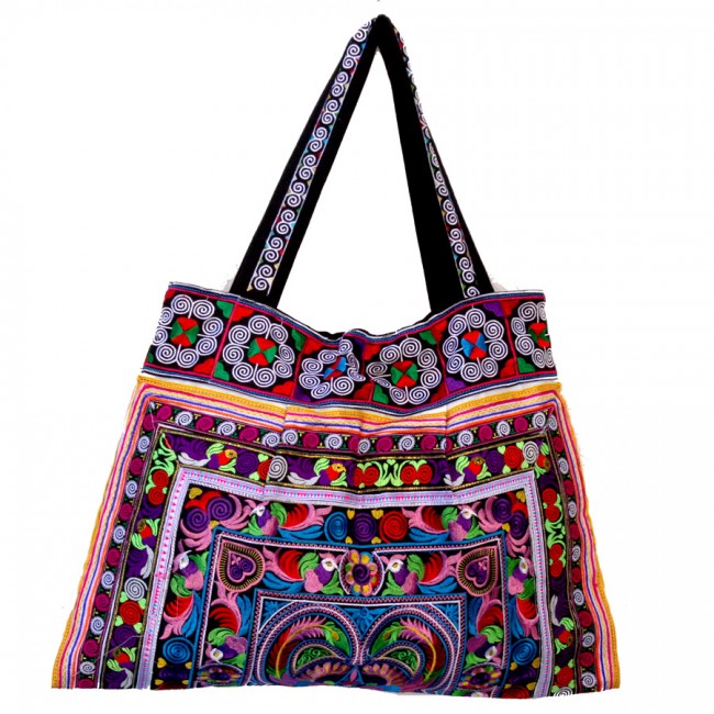 Grand sac ethnique broderies Kiski - Accessories - Boutique Nirvana