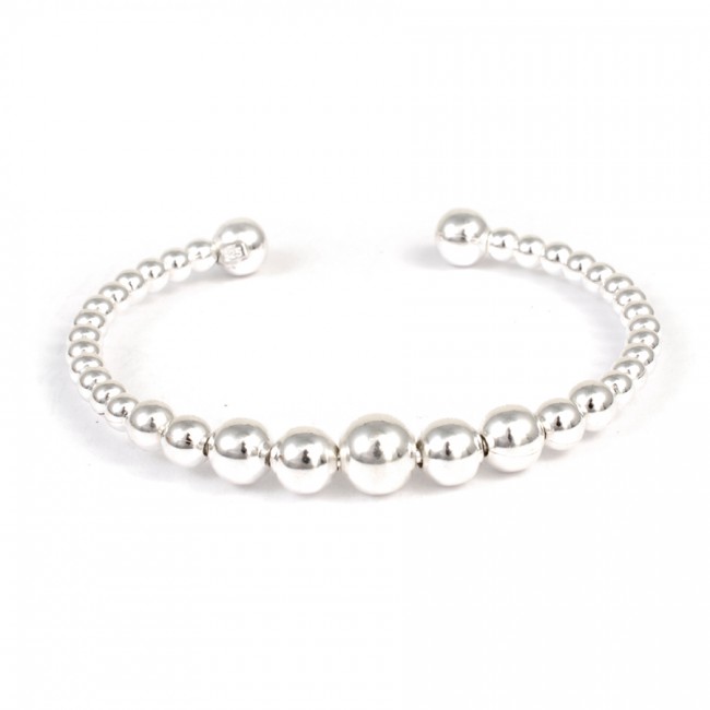 Bracelet perles d'argent pour enfants - Home - Boutique Nirvana