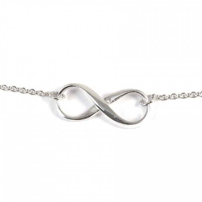 Bracelet chaine argent infini - Home - Boutique Nirvana
