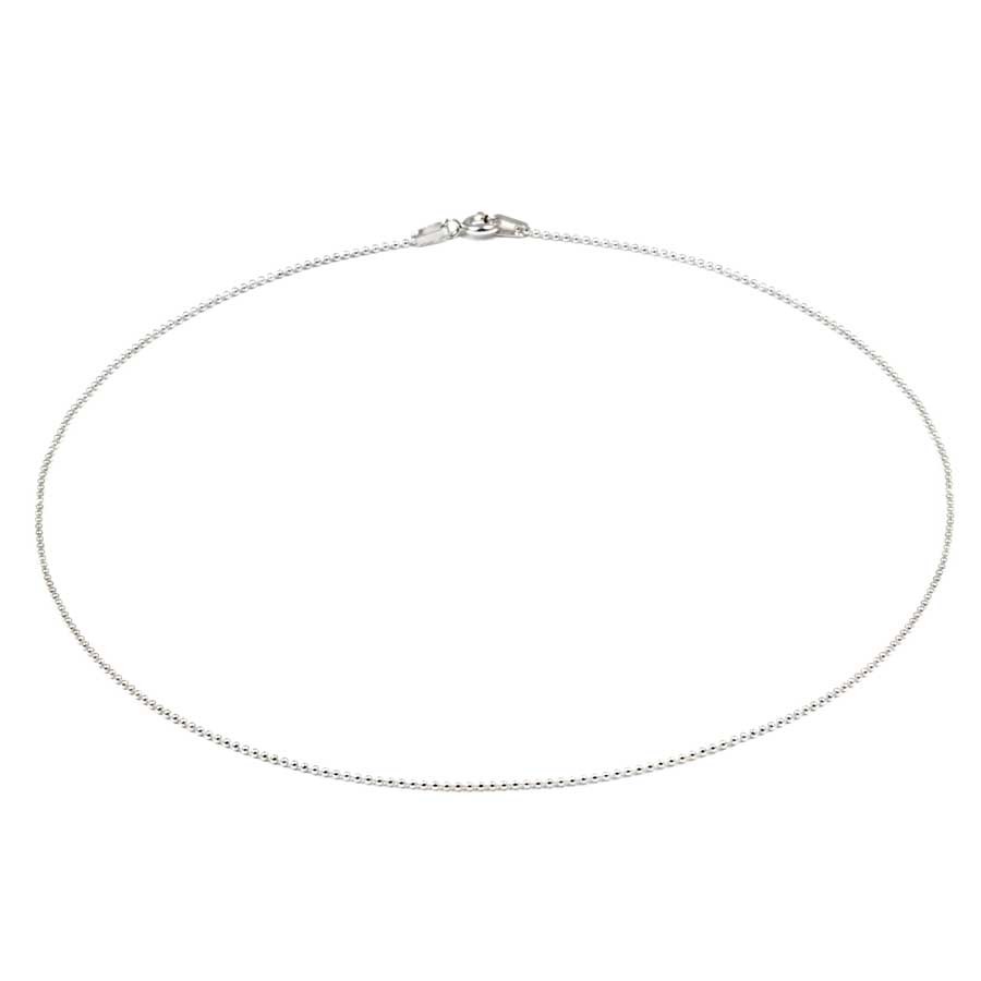 Chaine argent billes Tida - Silver Jewellery - Boutique Nirvana