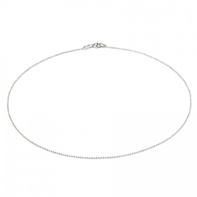 Chaine argent billes Tida - Silver Jewellery - Boutique Nirvana