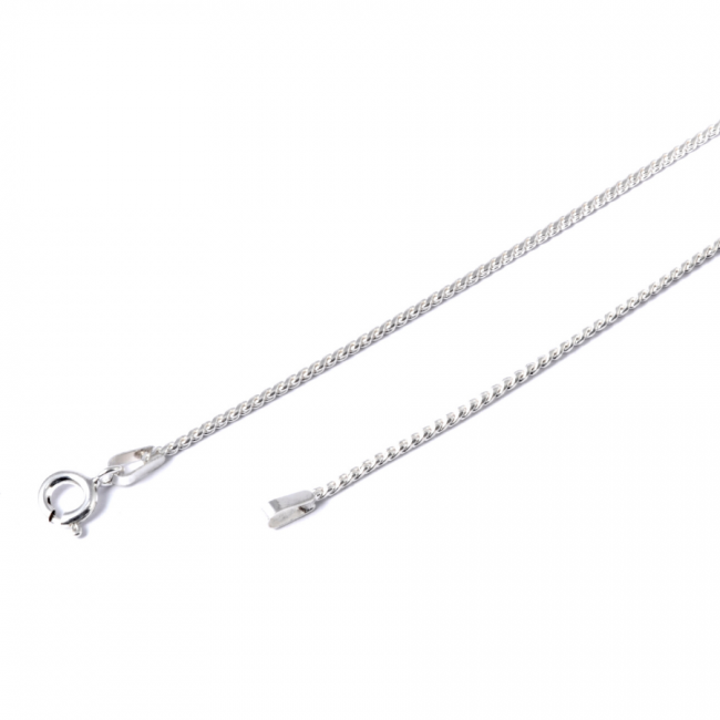 Chaîne argent maille forçat Anja - Silver Jewellery - Boutique Nirvana