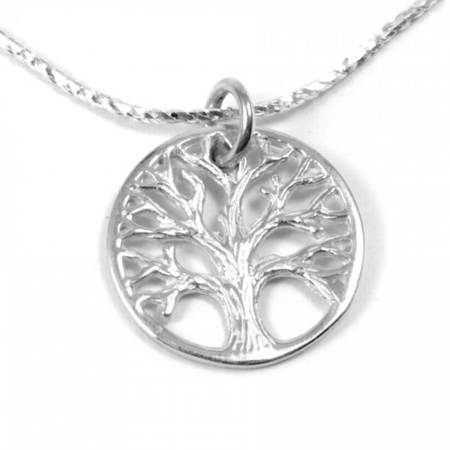 Petit pendentif arbre de vie en argent - BIJOUX ARGENT - Boutique Nirvana
