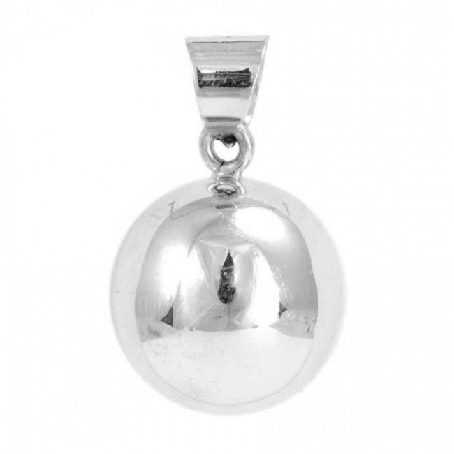 Small Smooth Silver Bola - Silver Jewellery - Boutique Nirvana