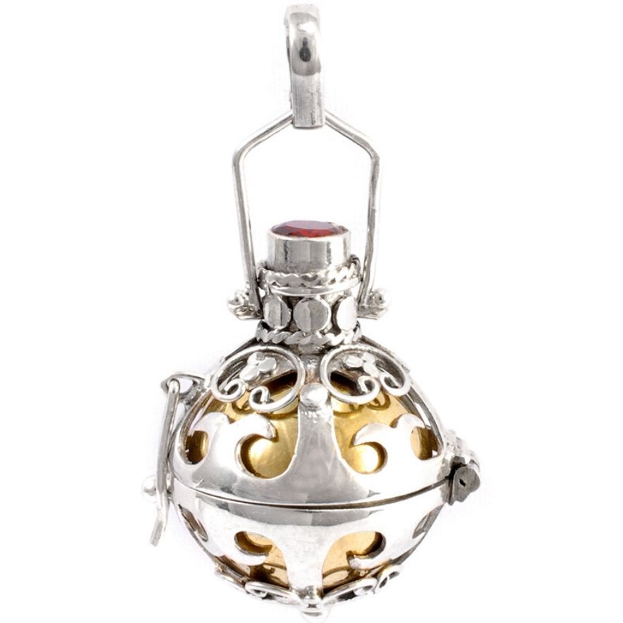 Bola cage argent Kavindi - Silver Jewellery - Boutique Nirvana