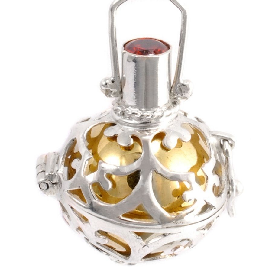 Bola cage Ama - Silver Jewellery - Boutique Nirvana