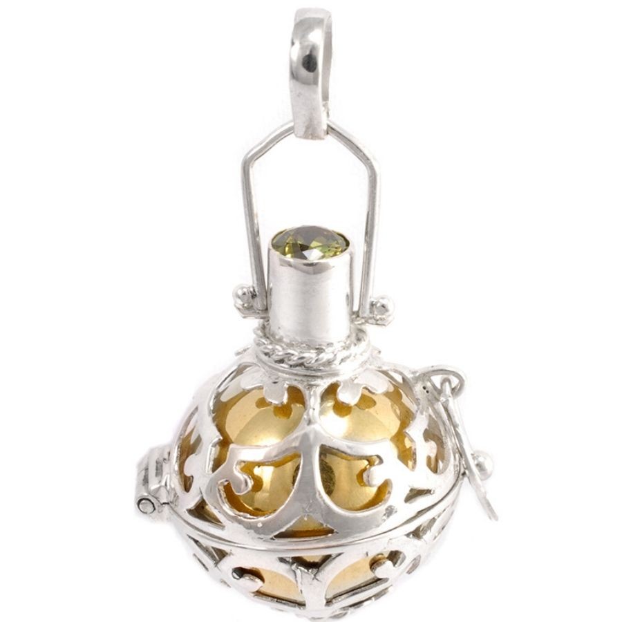 Bola cage Ama - Silver Jewellery - Boutique Nirvana