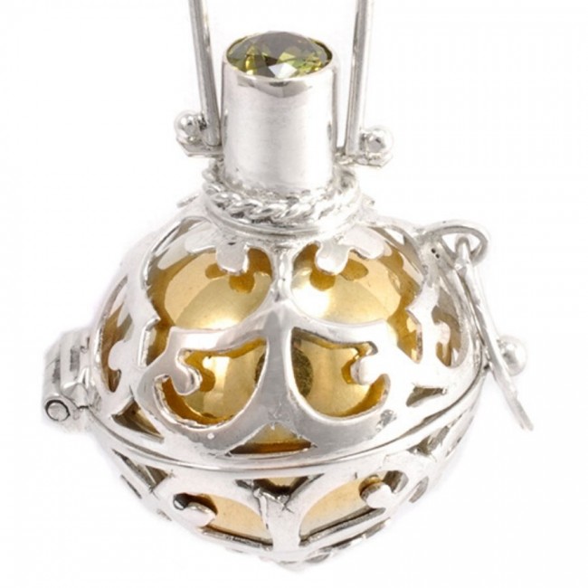 Bola cage Ama - Silver Jewellery - Boutique Nirvana