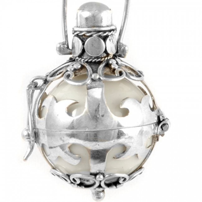 Bola cage émaillé - Silver Jewellery - Boutique Nirvana