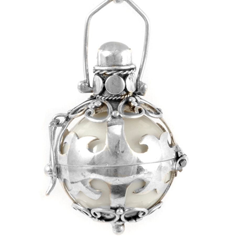 Bola cage émaillé - Silver Jewellery - Boutique Nirvana