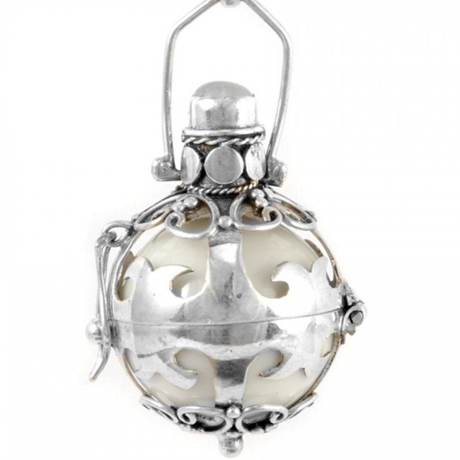 Bola cage émaillé - Silver Jewellery - Boutique Nirvana