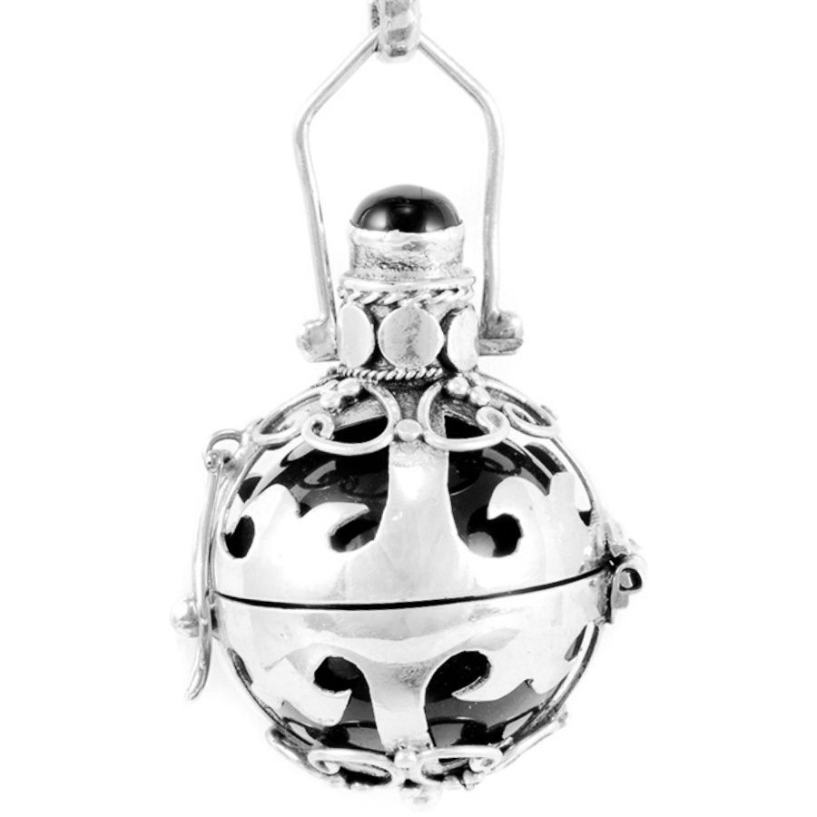 Bola cage émaillé - Silver Jewellery - Boutique Nirvana