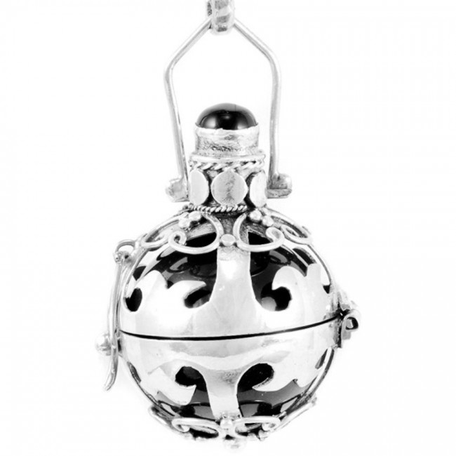 Bola cage émaillé - Silver Jewellery - Boutique Nirvana