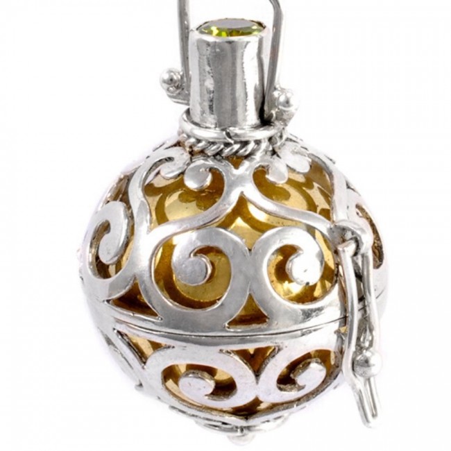 Bola cage - Silver Jewellery - Boutique Nirvana