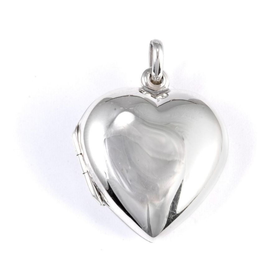 Médaillon boîte coeur argent - BIJOUX ARGENT - Boutique Nirvana