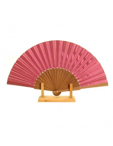 Eventail en soie fuchsia - Accueil -