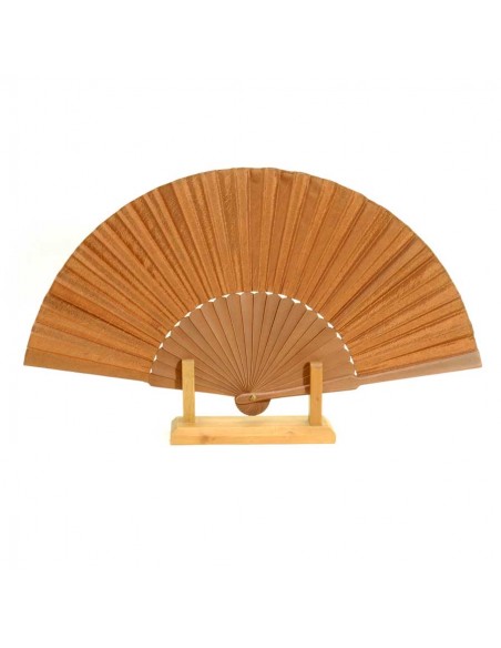 Eventail en soie cuivre - Accueil -