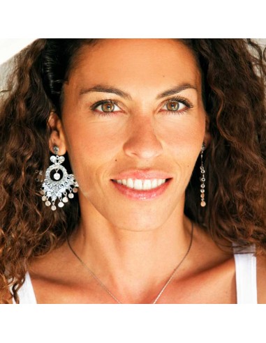 Silver Filigree Fan Earrings - 0 - Boutique Nirvana