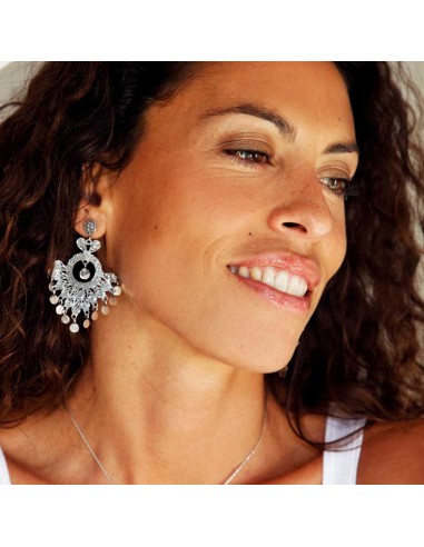 Boucles d'Oreilles Eventails en Argent Filigrane - 0 - Boutique Nirvana