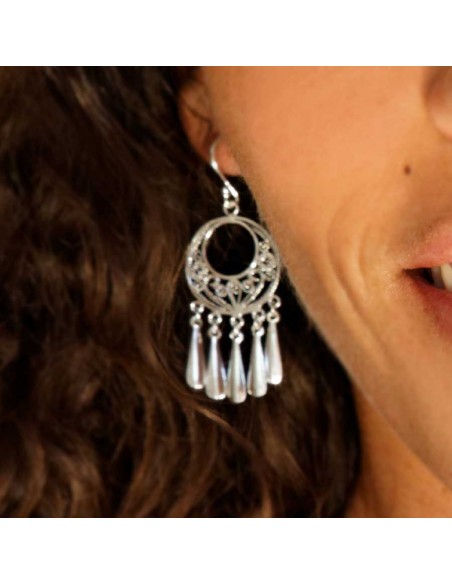 Bohemian Sterling Silver Tassel Earring Range - Silver Jewellery - Boutique Nirvana