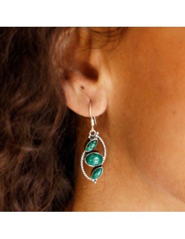 Unique Lozenge Earrings - Silver Jewellery - Boutique Nirvana