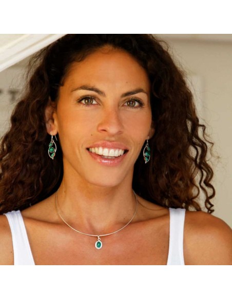 Unique Lozenge Earrings - Silver Jewellery - Boutique Nirvana