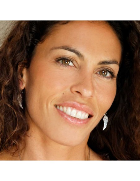 Small Silver Peace Earrings - Silver Jewellery - Boutique Nirvana