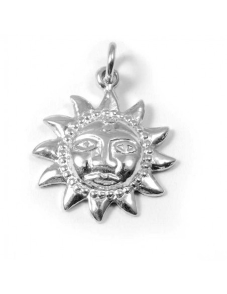 Petit pendentif soleil - BIJOUX ARGENT - Boutique Nirvana
