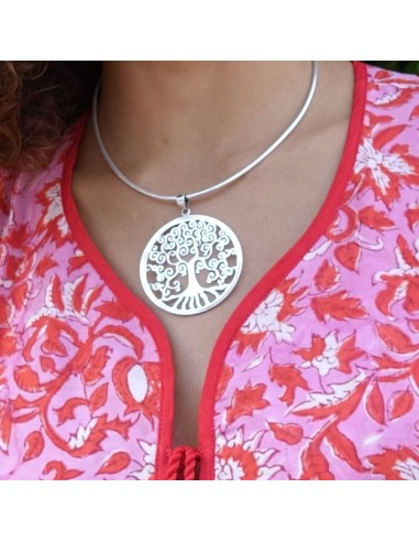 Grand pendentif arbre de vie - Silver Jewellery -