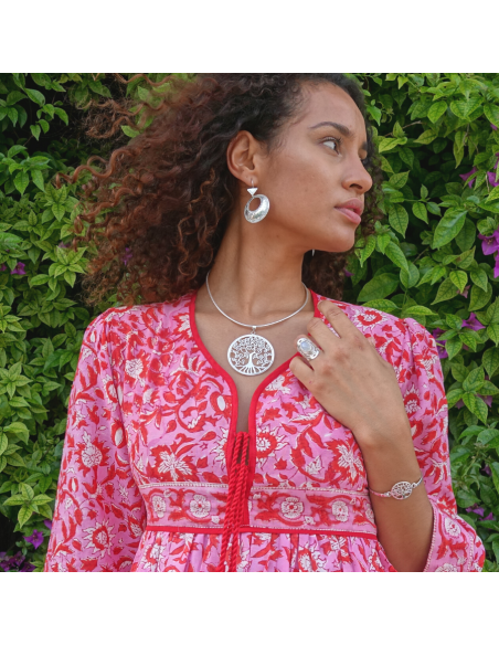 Grand pendentif arbre de vie - Silver Jewellery -